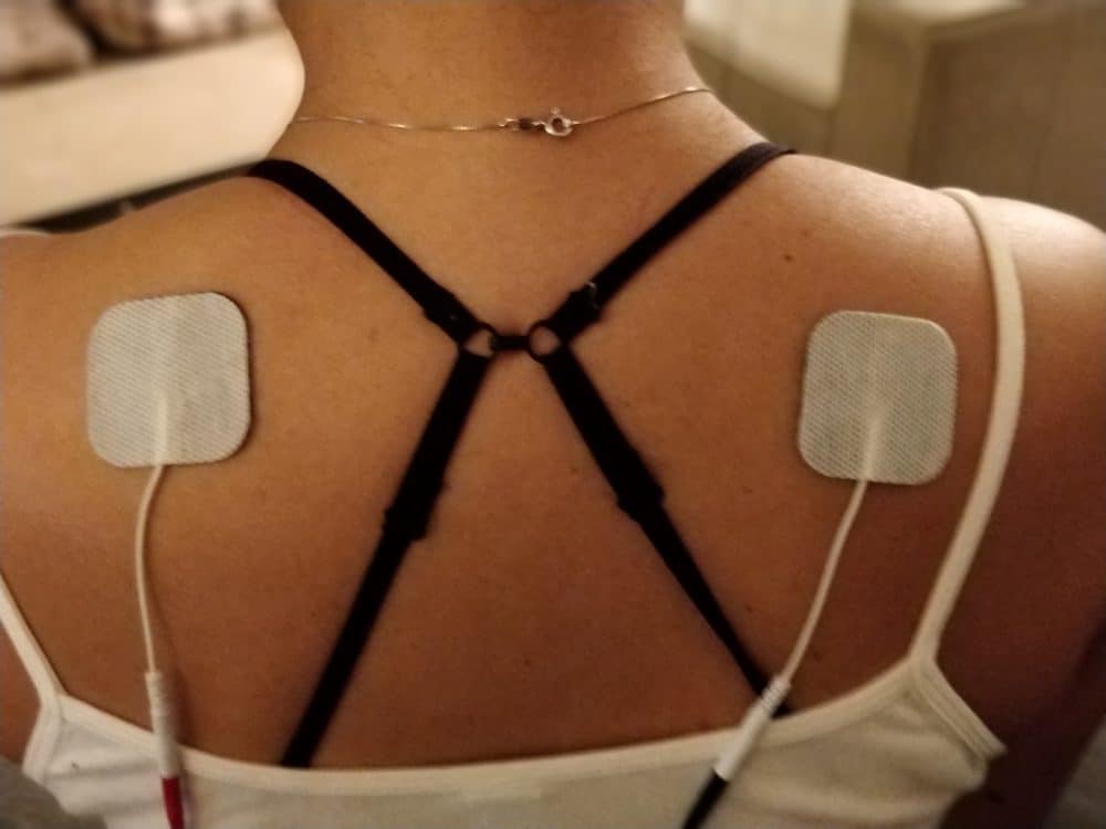 TENS unit placement for shoulder pain